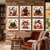 11CT Stamped Cross Stitch Kit 26x26cm Holiday Series 3-Strand Cotton Thread Needlework Embroidery Set