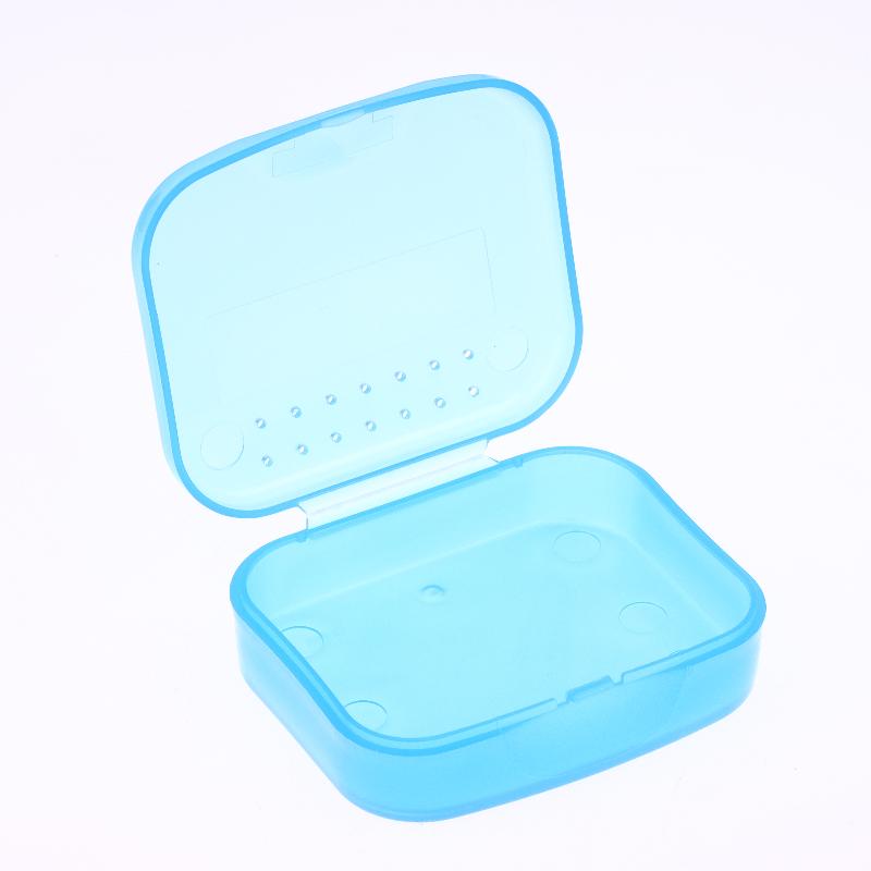 Denture Storage Box Dental Retainer Orthodontic Mouth Guard Container Plastic Oral Hygiene Supplies Tray Dental Appliance Case