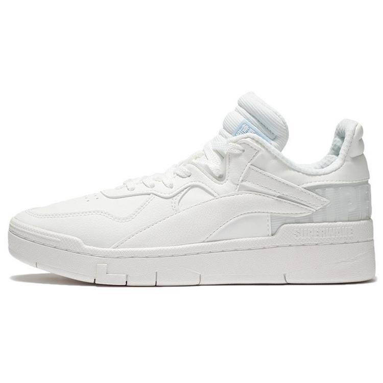 New LiNing Wave Superwave Lo Lightweight And Wear Resistant Low Top Skateboard Shoes Women's Snow White AGCS008-2