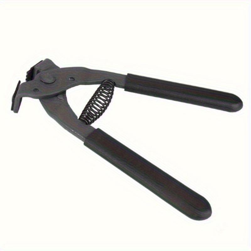 1PC Leather Craft Hole Punch Tool 4mm Hole Puncher Carbon Steel Leather Craft Hand Tool 17cm HandHeld Carbon Steel Silent Pliers