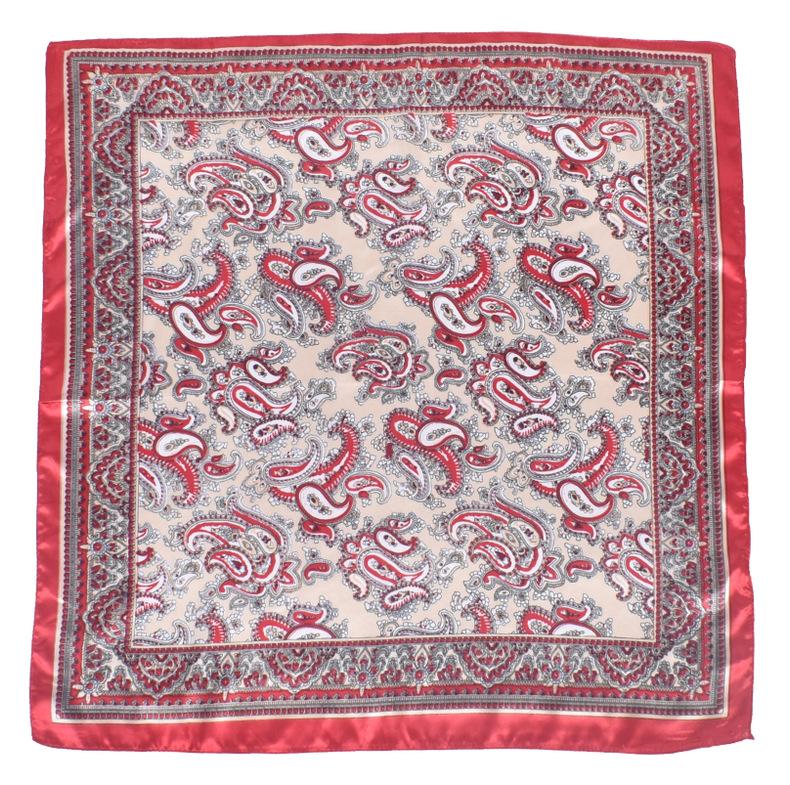 

Blue and White Scarf Women Bandana Hijab Neck Scarves Satin Silk Print Bag 60x60cm Handkerchief Chic Shawl Headscarf Hair 2026