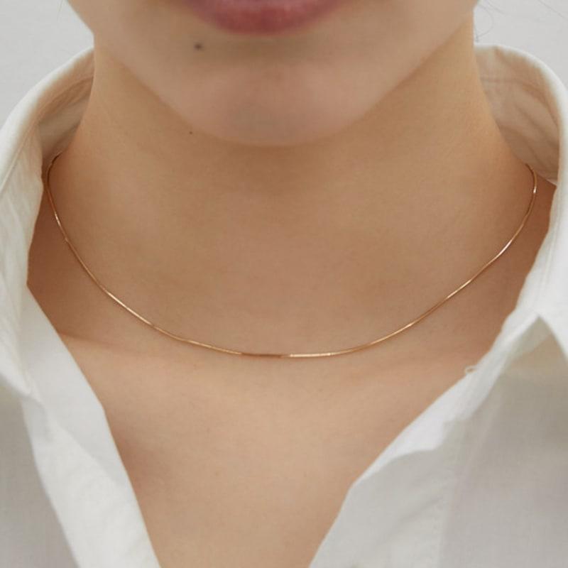 byweekend 1mm snake necklace