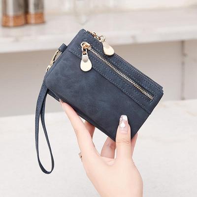 2024 Retro Korean Style Women's Compact Wallet - Casual, Simple, Multifunctional Short Clutch Purse