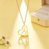 1PC Artistic Love Gymnastics Member Necklace Love Gymnastics Necklace Stainless Steel Gymnastics Enthusiast Souvenir
