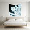 Gradient Angel Wings Anime Theme Wall Hanging Tapestry Reusable Durable High Quality MultiSize Flat Print Design for Room Decor