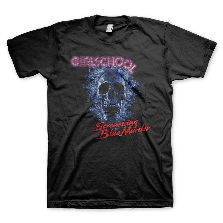 Girlschool Scream Black Cotton Short Sleeve TShirt For Fan NZ1533 Unisex T-Shirt M