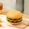 Hamburger Bowl and Plate Set, Home Cartoon Tableware Set, Bone-spitting Plate, Soy Sauce Plate, Rice Bowl Combination