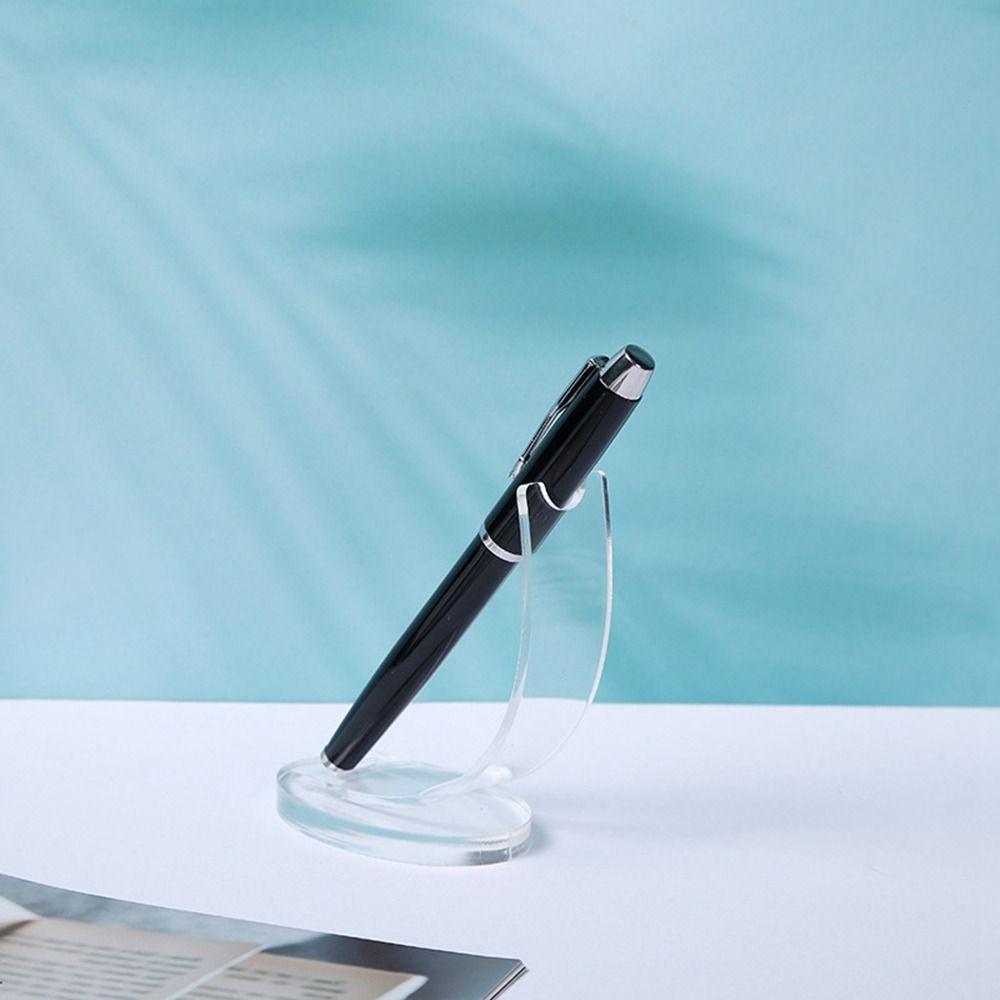 Transparent Pencil Display Holder Advanced Makeup Brush Holder Pen Display Stand  Office Stationery