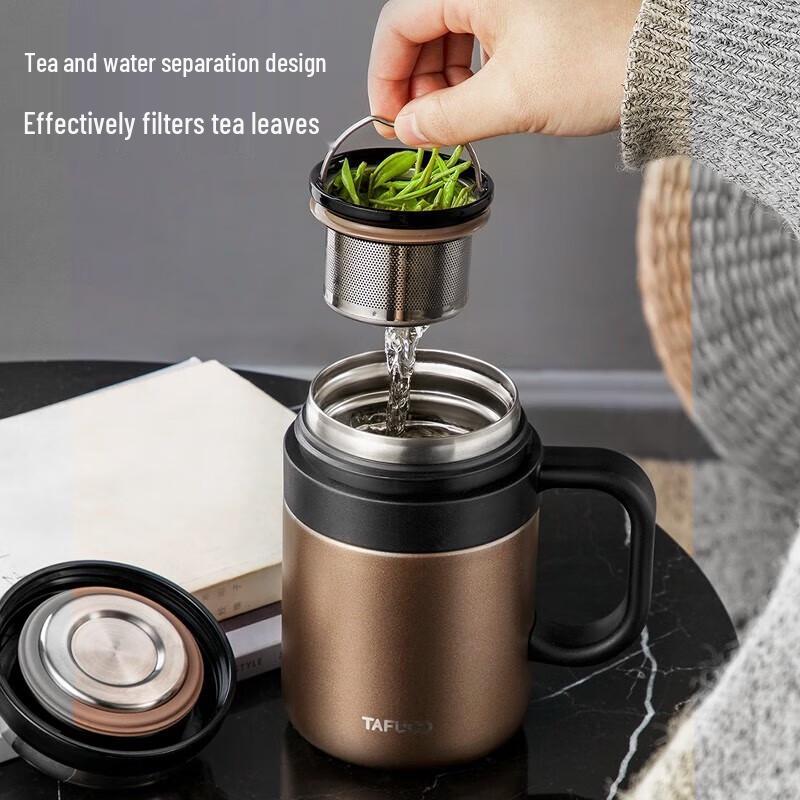 TAFUCO Insulated Tea Separation Office Mug