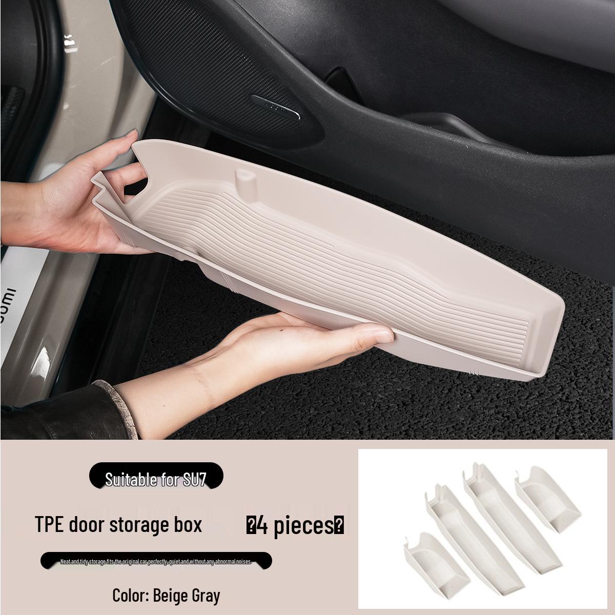 Xiaomi SU7 Silicone Wireless Charging Pad & Storage Box for Cars