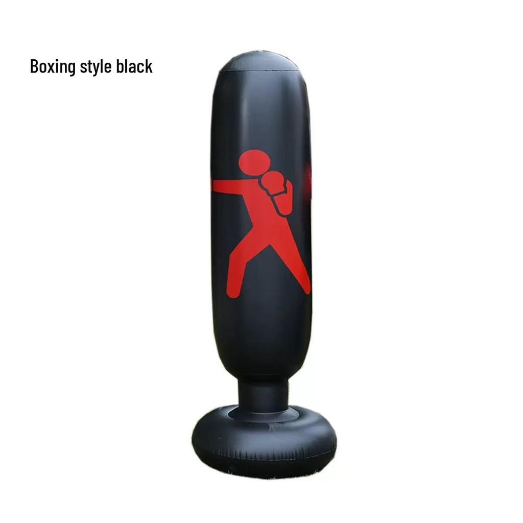 Children's Inflatable Punching Bag: Vertical Boxing Balloon for Home Training and Stress Relief.
