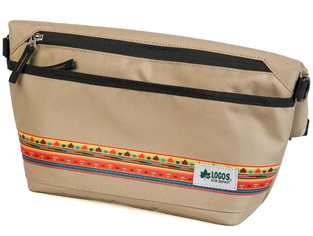 KENKO LOGOS Camera Bag, Shoulder Tote, Medium, Khaki, Made with Recycled PET, 821176