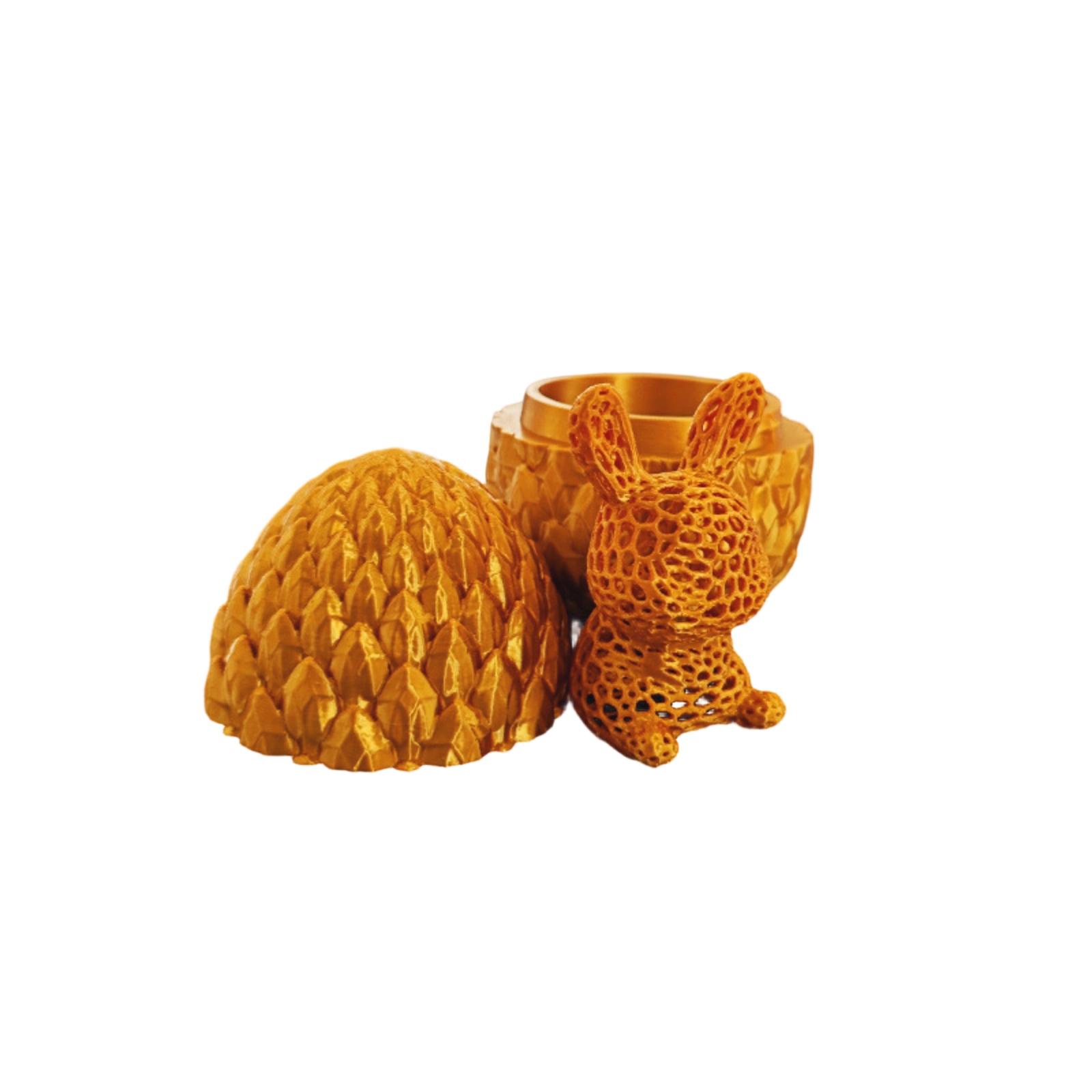 Easter Hollow Bunny Egg 3D Printed Creative Toy Ornament