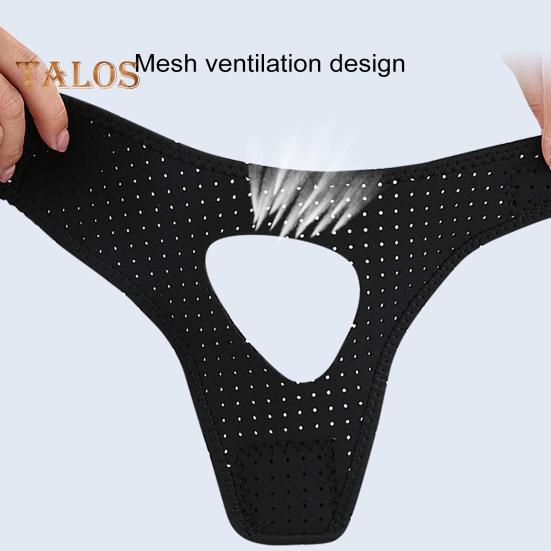 Anti-Schnarch-Kinnriemen, verstellbar, atmungsaktiv, hält den Mund geschlossen, universell einsetzbar, Schlafhilfe für Männer und Frauen, Anti-Schnarch-Kieferriemen, Atemkorrekturgerät