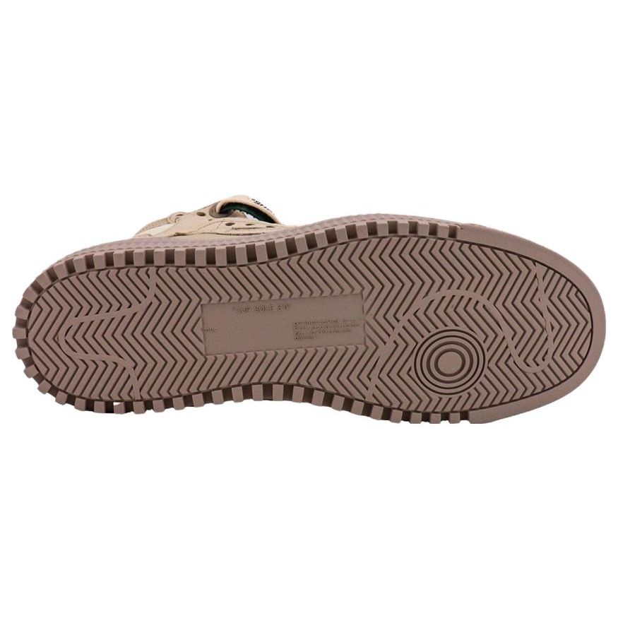 Off-White  Off-Court 3.0 High Beige Orange Women Sneakers Cream OWIA112F23LEA0016161