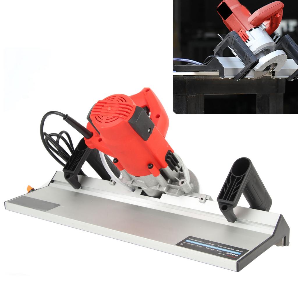 Tagliapiastrelle Elettrico Smussatore con Taglierina 45 Gradi Smussatura 13000RPM 1200W Piastrella Ceramica