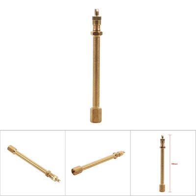 Car Tire Valve Stem Tire Valve Extension Rod Brass Tire Valve Extension Straight Bore for Truck Motorcycle Car 100/140/200mm