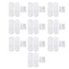 10 Pcs Shoe Slots Organizer Adjustable Transparent Double Layer Stack Shoe Rack for Home Dormitory Transparent White