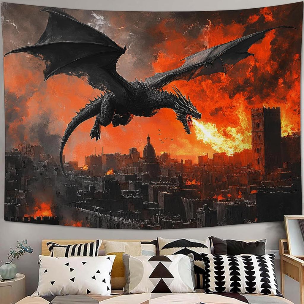 Skeleton Lovers Tapestry Floral Skull Aesthetic Tapestries Horror Gothic Hanging Wall Art Decor Home Decoration for Bedroom Livi
