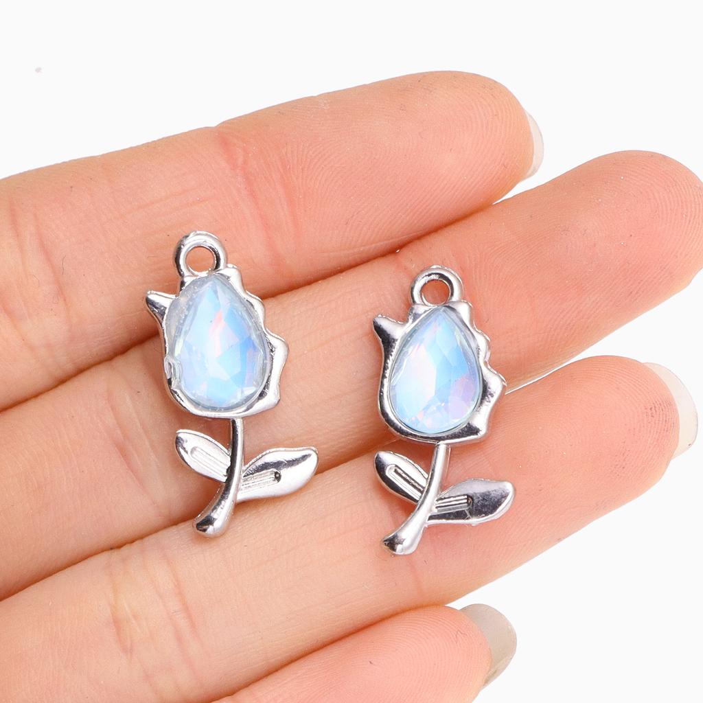 5 Stück Neumond Stern Herz Anhänger Mode Y2K Stil Legierung Anhänger Für DIY Handgefertigte Halskette Armband Und Schmuckherstellung Handwerk