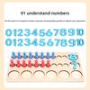 Numerical Wooden Addition And Subtraction Mathematical Operation Board Toy Kid