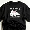 Cute Sleeping Rabbit Graphic Print Modal Unisex Tshirt Oneck Short Sleeve Streetwear Oversized Loose Casual Home Daily Tees Tops