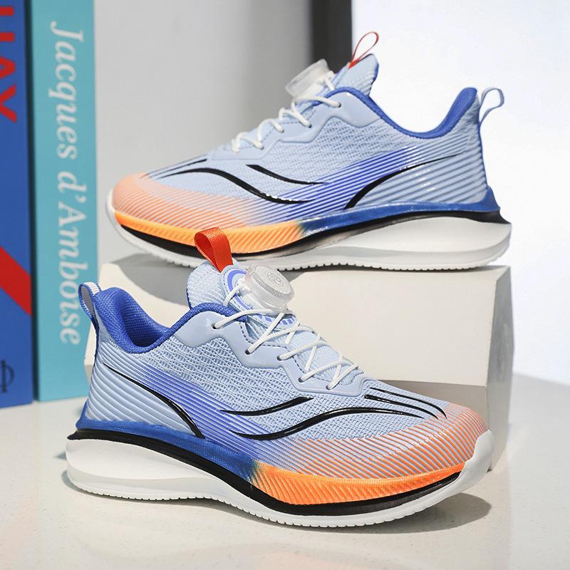 2025 Kids' Red Rabbit Winter Running Shoes: Warm, Lightweight, Velvet-Lined Leather Sneakers