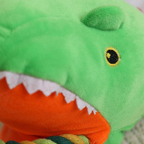 Plush Interactive Dog Toy Squeaky Stuffed Animal Puppy Chew Toy Dog Tug of War Toy for Large Small Dogs Training Teeth Cleaning
