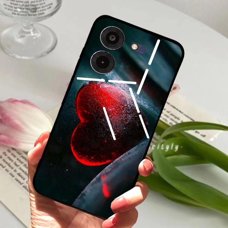 Für Tecno Pova 5 Pro 5G Hülle Pova5 4G Weiches Silikon TPU Handy Rückseite Für Tecno Pova Neo 3 Stoßfester Bumper LH6n Cartoon