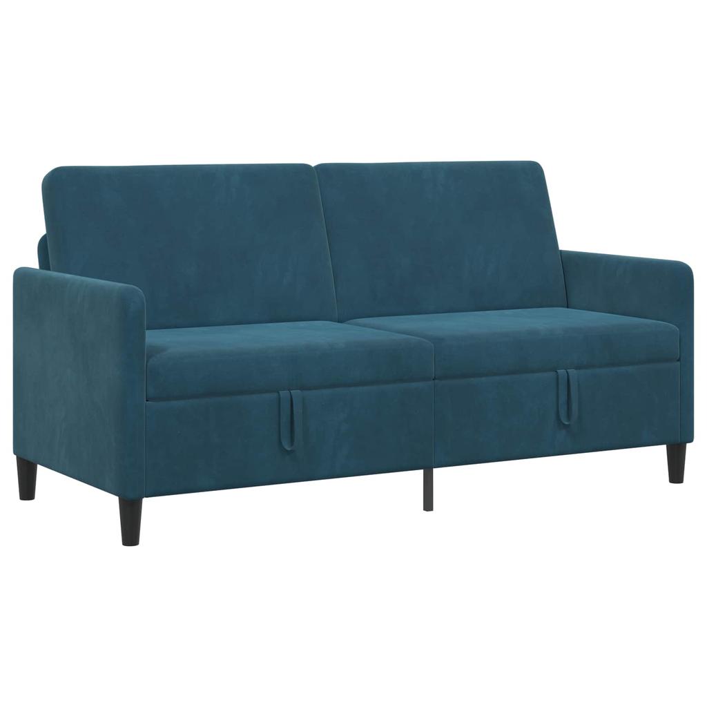 Blue Storage Sofa 172 x 78 x 87 cm Polyester