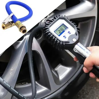 NEW Air Tyre Inflator Pressure Car Auto Tire Hose Pump Gauge Hose Connector Flexible For Automobile Tires Fast Inflatable Rods
