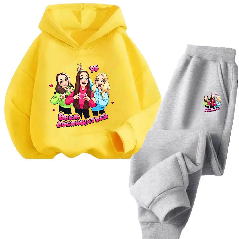 Demon Hunter Squad Anime Kids Hoodie & Sweatshirt Set - New Style Two-piece