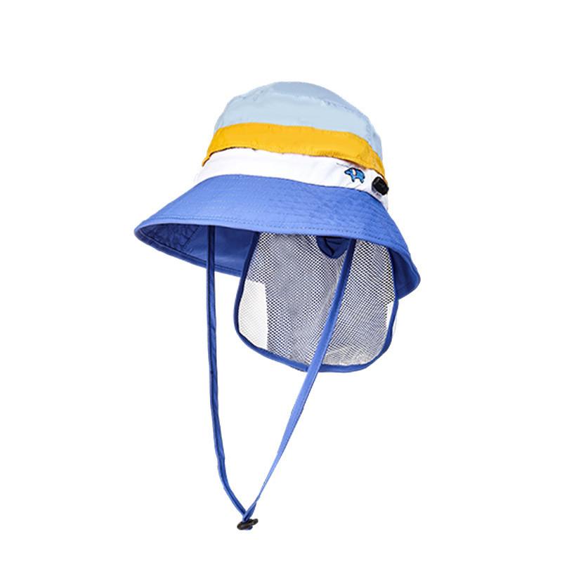 Childrens Sun Hat With Adjustable Foldable Design For Summer Outdoor Activities