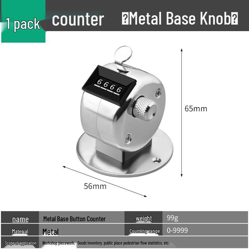 Manual Handheld Metal Pedestrian Tally Counter