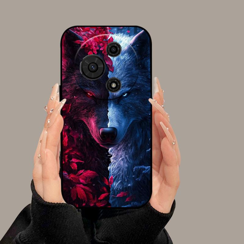 For TCL 605 T517D Case Cute Cartoon Painted Soft Silicone Cover for TCL 60 SE TCL605 60SE Luxury Shockproof Bumper Fundas Cases