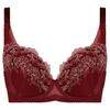 Style by Triumph Charming Glamor Bra Dream M006 F65 Amo's (Large) (Unpadded) Ballerina's Women's (Red)