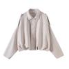 Women S Fleece Long Sleeve Pilot Jacket Coat