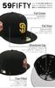 59FIFTY Cap 14561974 NER35C7098 SD Black 59FIFTY Side Patch ONSPOTZ Special Order SIDE PATCH UNDER VISOR MLB San Diego Padres MLB 59FIFTY Stylish