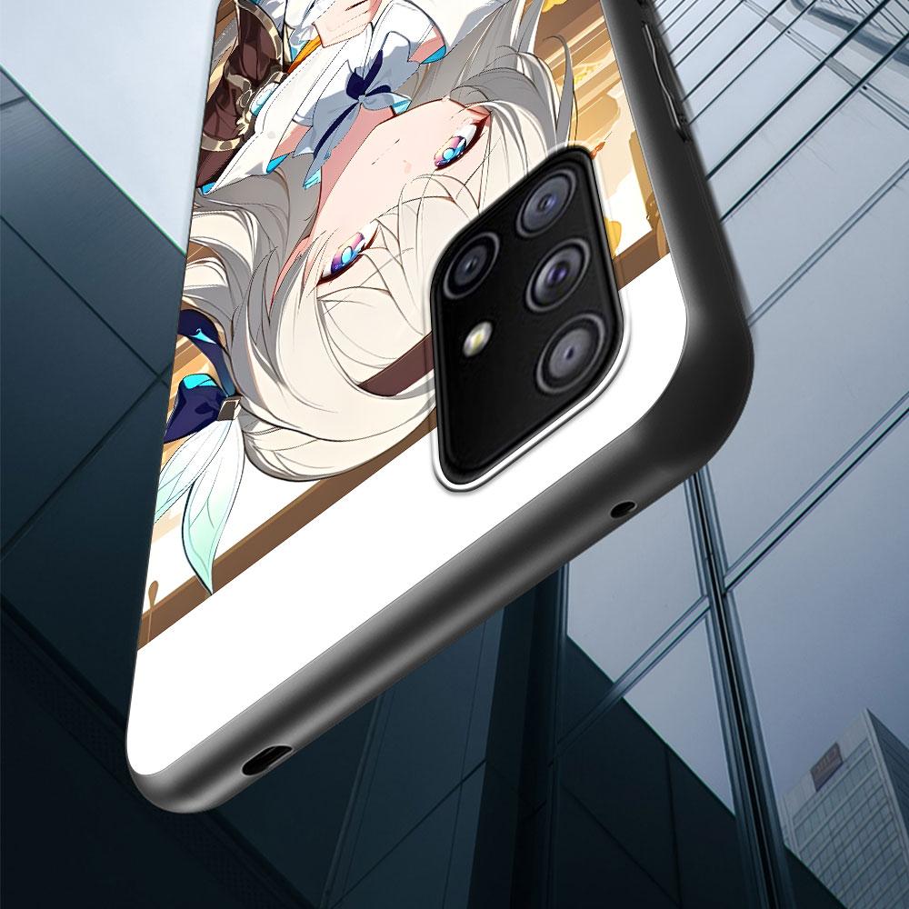 Pouzdro Firefly Honkai Star Rail pro Samsung Galaxy S23 S21 S22 S20 FE S9 S10 S24 Ultra S10e S9 Plus Měkký černý TPU kryt na telefon