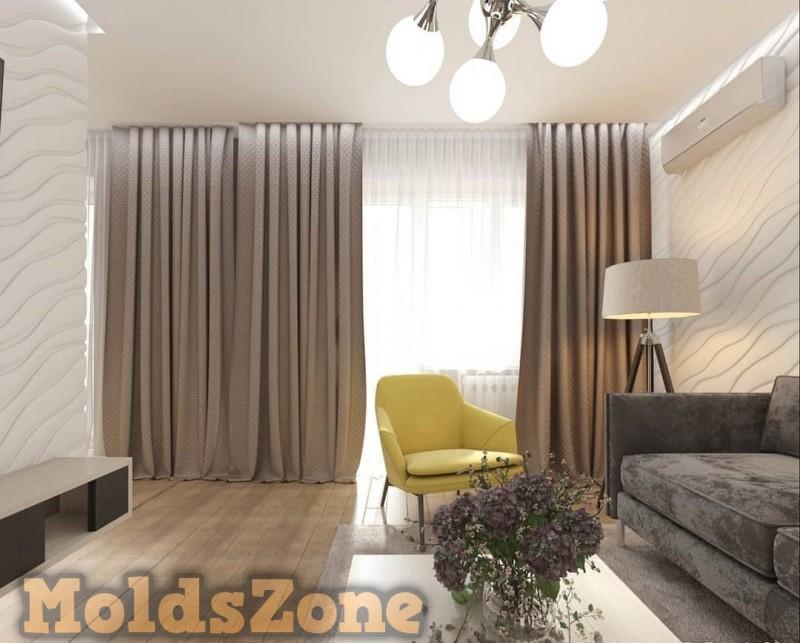 3D Wandpaneel Form für Gips, Putz oder Betonfliese für dekorative Wandpaneele 'Diagonal'