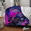 Custom Name "Night Ops: Shadow Warrior" Blanket for Couch & Bed, Plush Cozy Fuzzy Blanket Super Soft & Warm Blankets for Fall and Winter. 0908201