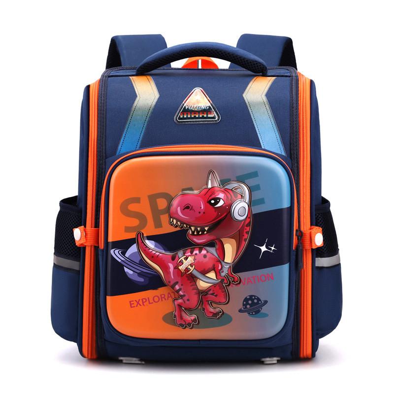 Large Capacity Lightweight Nylon School Backpack With Fun Cartoon Design For Boys And Girls