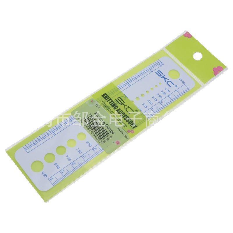 Multifunctional High-Quality Plastic Knitting Ruler Tool