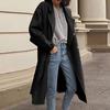 Fashion Women Solid Trench Coat Windbreaker Jacket Coat Double Breasted Overcoat