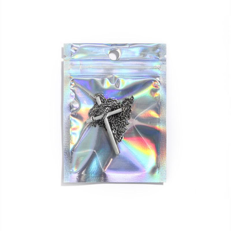 Laser Packaging Bags: Ziplock, Data Cable Yin-Yang, Digital Flash Aluminum Foil, Colorful Jewelry Bags