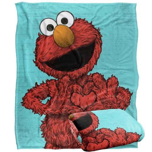 Sesame Street Painted Elmo Blanket