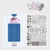 Stainless Steel Nail Art Stamping Plates Flower Line Designs Nail Images Stamp Plates Manicures Templates Nail Art Tool