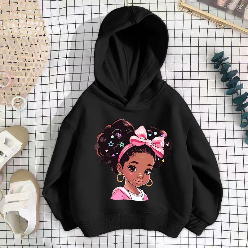 

Fashionable Cute Cartoon Printed Children s Hoodie Comfortable Top Autumn Winter Warmth 110