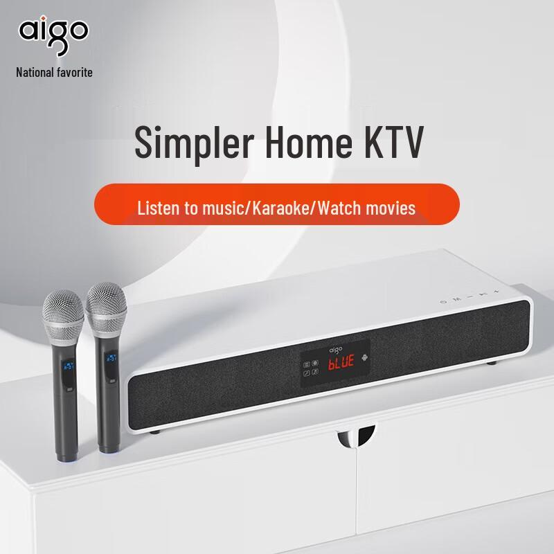 aigo T108 Bluetooth Soundbar Home KTV System CN plug (adapter included)