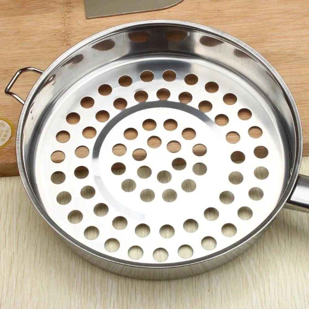 Stainless Steel Filter Spoon Large Hole Sieve Design Large Hole Strainer Ladle Food Strainer Multi Purpose Strainer Kitchen Tool